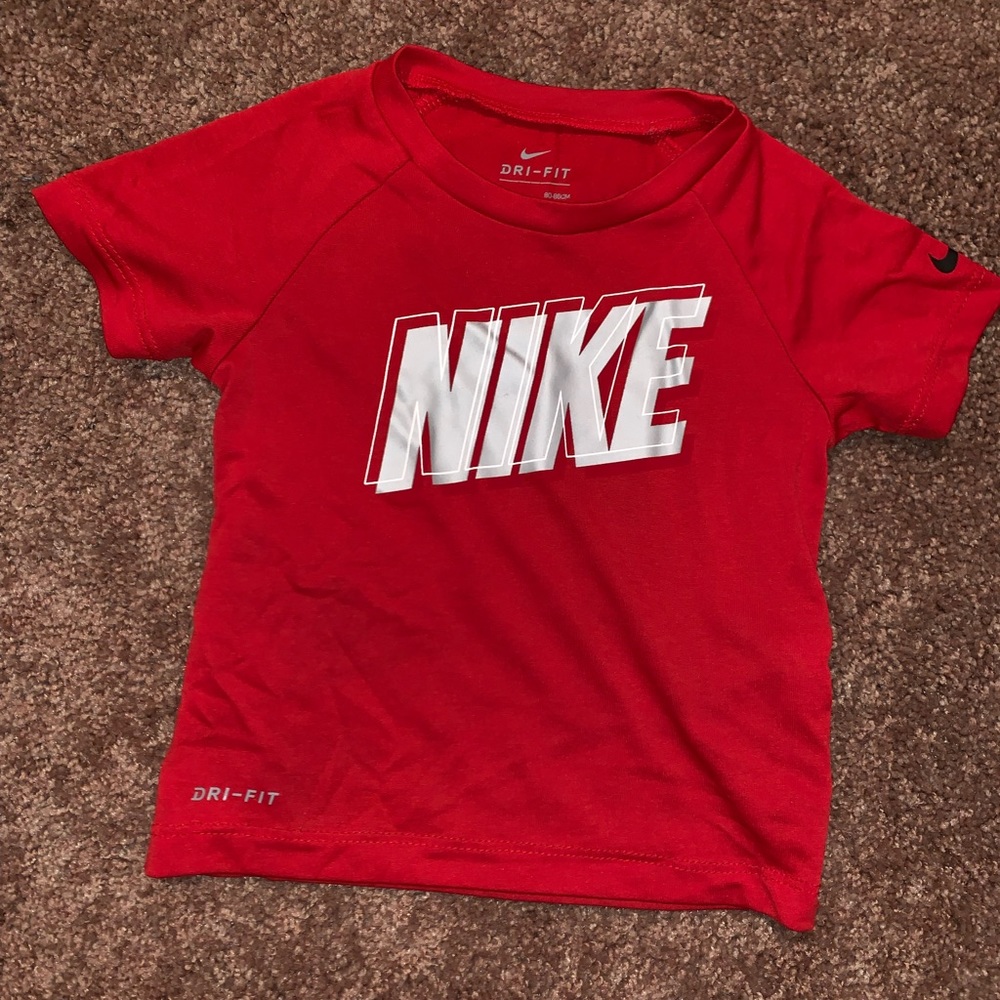Red Nike Dri Fit Tee